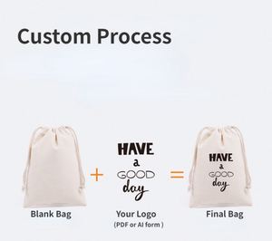 Bolsa de Lavandería Grande de Lona con Cordón, Bolsas de Compras de Lona de Algodón Orgánico para Hotel con Logotipo Impreso - Product Image 4