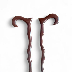 Bâton de marche en bois classique antidérapant, réglable et personnalisable, de haute qualité, fabriqué à la main, ergonomique, pour les personnes âgées - Product Image 6