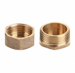 Conector Adaptador de Latón Fundido con Rosca Macho Hexagonal de 1/8", 1/4", 3/8", 1/2", 3/4" para Extremo de Tubería - Product Image 2