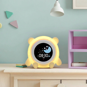 Groothandel Slimme Alarmklokken Kinderen Kleine Klok Cartoon Slaapkamer Bedlampje Slaaptrainer Digitale Klokken Leveranciers - Product Image 2