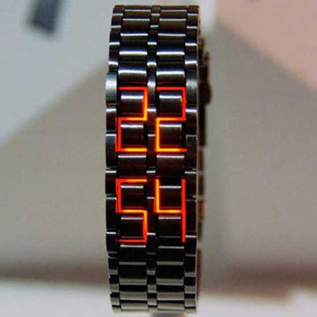 Wrist Watches LED Digital Watches Hour Men Women Small Strap Luxury Brand Wristwatch