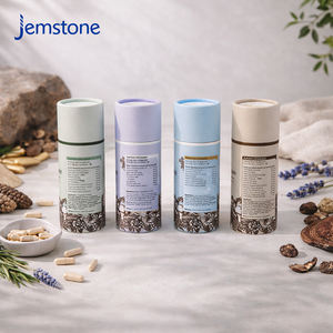 Tube en carton personnalisé, durable et recyclable pour suppléments gélifiés, emballage cylindrique en papier pour poudre de collagène, tube en papier alimentaire de qualité alimentaire - Product Image 2