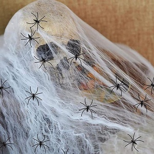 Decoraciones <span class=keywords><strong>de</strong></span> Halloween Telaraña <span class=keywords><strong>artificial</strong></span> Telaraña súper elástica con arañas Escena <span class=keywords><strong>de</strong></span> fiesta <span class=keywords><strong>de</strong></span> miedo Decoración Horror House Props - Product Image 3