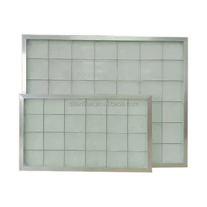 Factory Distributors Low resistance grid mesh dustproof square pre plane air filter