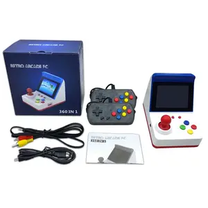 A6 artı Video oyunu konsol Mini Arcade 3.5 inç el retro oyun konsolu FC destek TV ekran dahili 600 hediye çocuk için