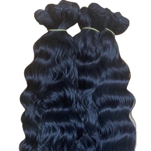 Wavy Curly Remy Hair 100g Tape Extensions Single Donor Raw Virgin Hair <b>Bundle</b> Cuticles Aligned Human Hair Wig - Product Image 6