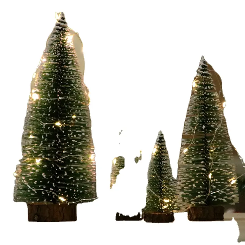 Mini arbre de Noël bureau bureau décoration fenêtre affichage cèdre arbre cadeau de noël