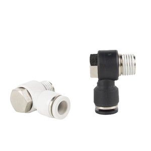 Raccord rapide coudé en L fileté à 90 degrés pour tuyau pneumatique Yxqp, connecteur hexagonal externe PH8-02 - Product Image 2