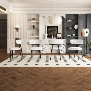 Sillas de comedor y restaurante cómodas con respaldo alto para cafetería, tocador para sala de estar con asiento de Marco - Product Image 4