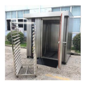 ガスディーゼル電気工業用ロータリーオーブンベーカリー販売パン焼き、イタリア商業用8 16 32 64トレイラックロータリーオーブン価格 - Product Image 5