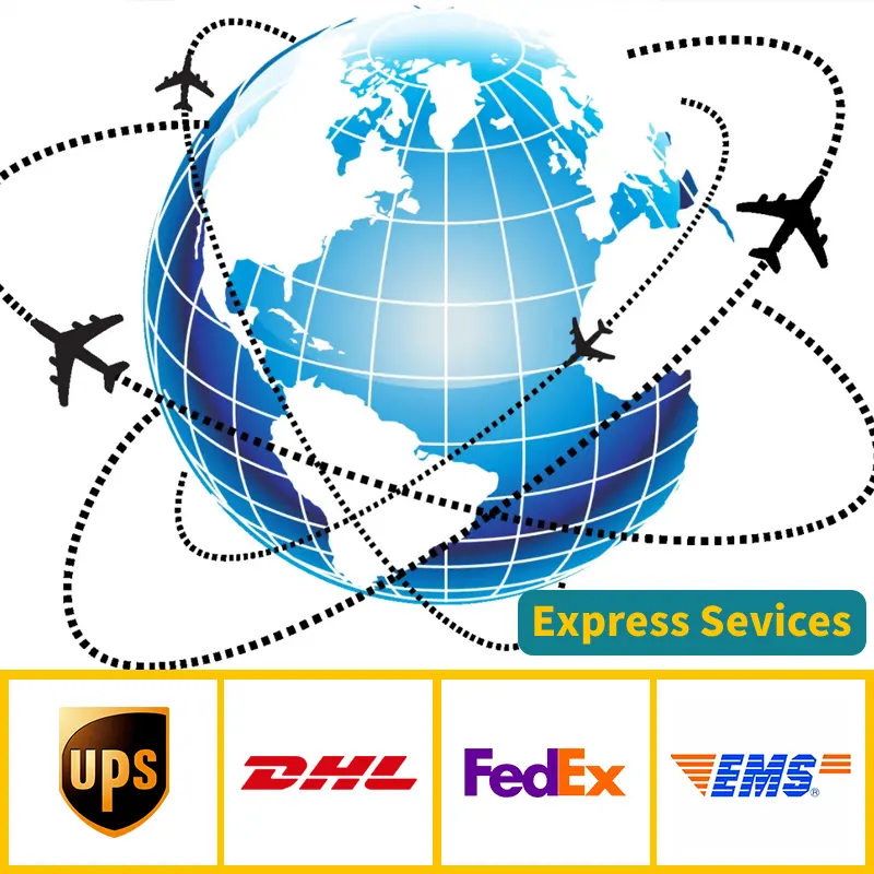 Internationale Logistik DHL FEDEX UPS Expressversand Luftversand Tür zu Tür Frachtversand China nach den USA/EU/CA/AU