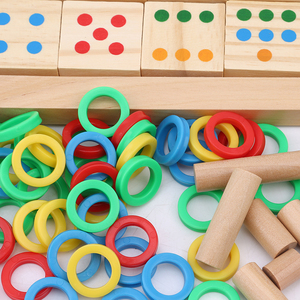 Apprendimento giocattoli per bambini in legno sussidi didattici in legno giocattolo per l'insegnamento della <span class=keywords><strong>matematica</strong></span> colorata apprendimento precoce giocattoli matematici set educativo - Product Image 4