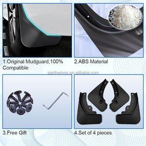 Pour Volkswagen VW Touareg 2 Mk2 2011-2018 7P garde-boue garde-boue garde-boue ABS matériel Splash garde-boue garde-boue accessoires de voiture - Product Image 2