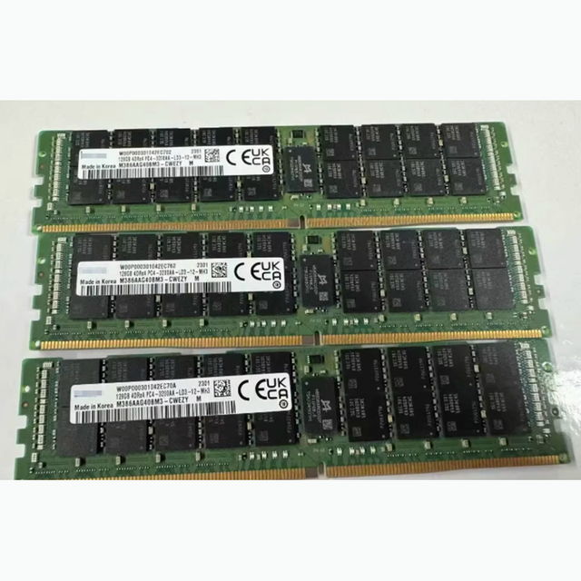 M386AAG40BM3-CWE DDR4 128GB 3200Mbps Memory Module 1.2V 4Rx4 288pin ECC Registered LRDIMM RAM for Server
