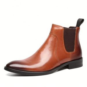 Zapatos de Vestir de Cuero para Hombre, Mocasines Suaves de Punta, Formales de Oficina, Oxford, Calzado de Moda Casual, Planos, para Otoño - Product Image 6