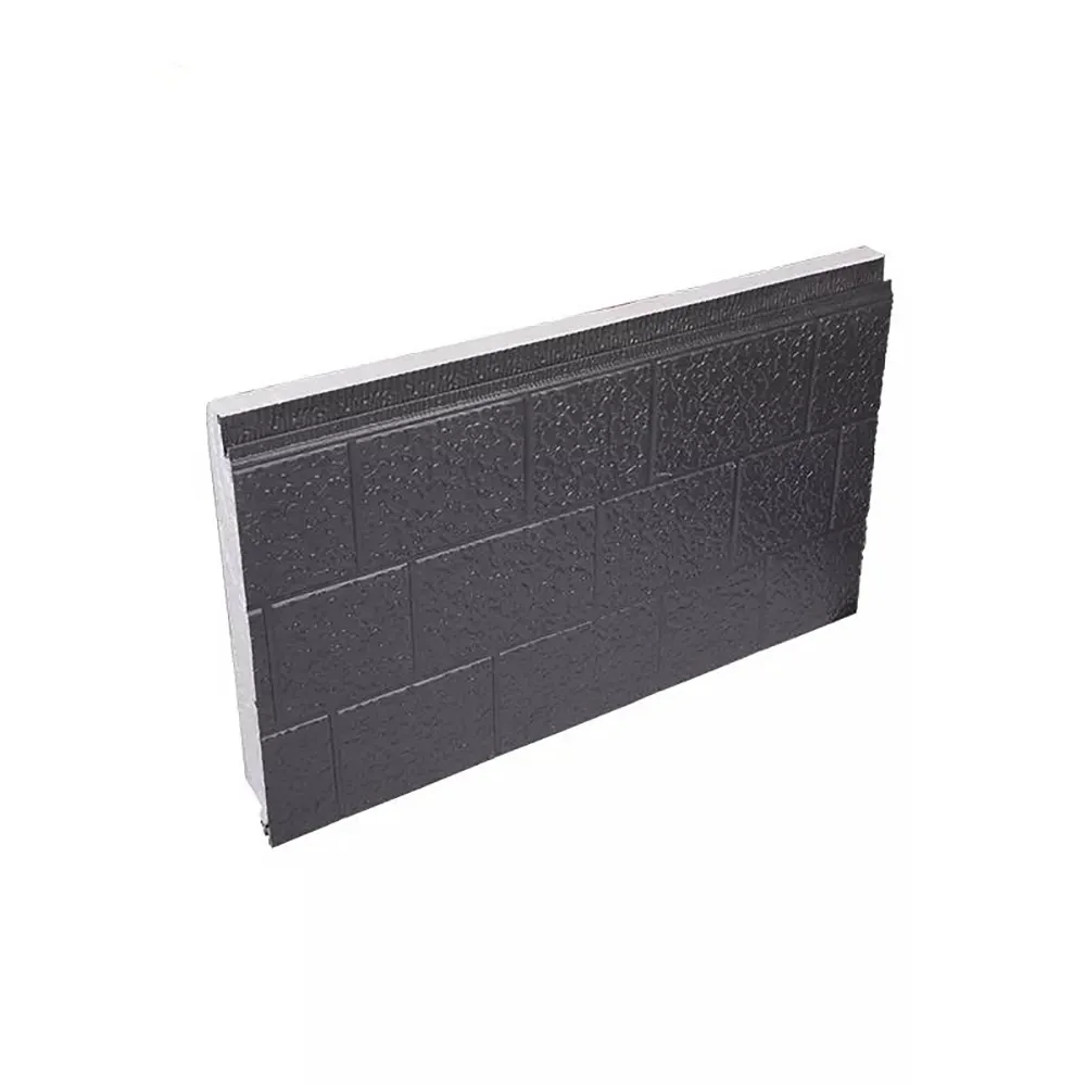 Hormann Panneau mural décoratif de 16mm Panneaux sandwich en PU Panneau isolant métallique pour mur extérieur Prix Panneau isolant en polyuréthane