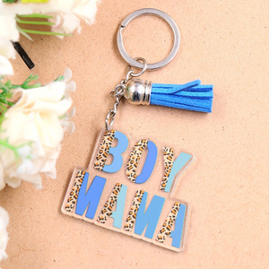 Llavero Acrílico con Letras Creativas en Inglés 2D de Moda para el Día de la Madre, Regalo Sorpresa para Mamá - Product Image 1