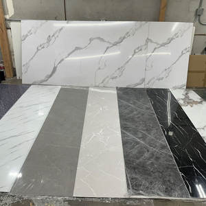 Panneau Mural en Plastique Sans Bords à Impression Numérique Effet Marbre Feuille Alternative au Marbre UV Panneaux PVC pour Hôtel - Product Image 5