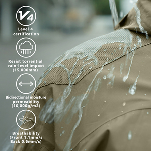 Chaqueta profesional de <span class=keywords><strong>cazador</strong></span> de ciervos con logotipo personalizado de 3L, transpirable, impermeable, <span class=keywords><strong>ropa</strong></span> de concha suave de alta calidad para caza de invierno - Product Image 6
