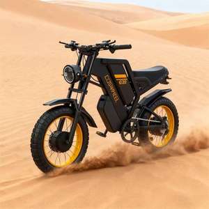 Vélo électrique à double moteur GT20 48v 1000w Vélo électrique à <span class=keywords><strong>assistance</strong></span> au pédalage Double batterie Pneu gras Vélo <span class=keywords><strong>de</strong></span> montagne électrique Moto électrique - Product Image 2