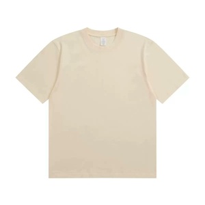 T-shirt personnalisé en coton 100% lourd 300G, OEM ODM, coupe ample unisexe, col rond, manches courtes, avec logo - Product Image 5