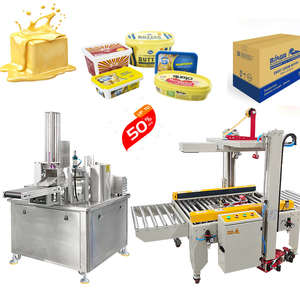 Tự động Kem bơ điền niêm phong máy đóng Gói Đậu Phộng bơ Khay hộp điền máy băng đóng Gói máy carton - Product Image 1