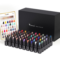Ensemble de Vernis à Ongles Professionnel Venalisa, Kit de Vernis à Ongles, Couleur Offre Spéciale Led de Haute Qualité, 60 Pièces, 15ml