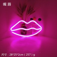 Enseigne néon LED USB en forme de palmier à noix de coco, veilleuse à couleurs changeantes pour la décoration du salon et de la chambre d'enfant