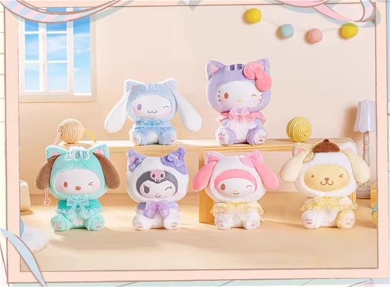 Original 6 cajas/juego Toptoy San rio Play With Kitten Series