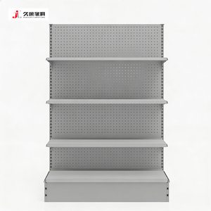 Scaffali Espositivi in Acciaio a Doppio Lato Jiushun per Supermercati, Scaffalature per Negozi al Dettaglio in Vendita - Product Image 6