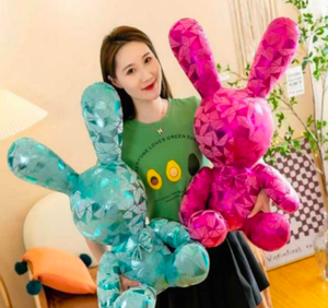 Peluche di Coniglio Pasquale 31cm-50cm, Morbidi Animali di Peluche per Bambini, Regalo Unisex con Finitura Lucida - Product Image 3