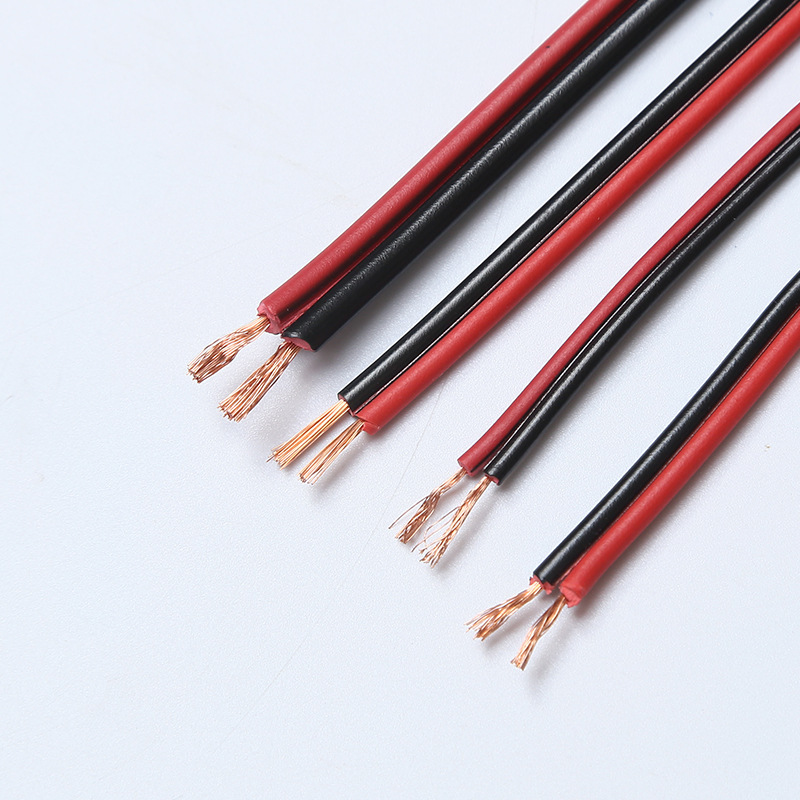 Oxygen Free Copper Red And Black Speaker Wire Cable Rvb2 Core 0.75 Square