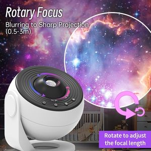 <span class=keywords><strong>Proyector</strong></span> Galaxy Pro13 Nebulosa Estrella Cielo Estrellado <span class=keywords><strong>Proyector</strong></span> de luz <span class=keywords><strong>realista</strong></span> Rotación de 360 ° Techo grande Habitación Proyectoin Luz nocturna - Product Image 2