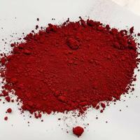 Poudre de colorant d'oxyde de fer synthétique pour matériaux de construction, béton, ciment, briques, revêtement de chaussée, 25 kg/sac, rouge