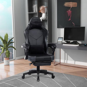 Chaise <span class=keywords><strong>de</strong></span> jeu ergonomique Chaise pivotante <span class=keywords><strong>haut</strong></span> <span class=keywords><strong>de</strong></span> <span class=keywords><strong>gamme</strong></span> Caractéristique <span class=keywords><strong>de</strong></span> massage Siège à bascule en mousse à mémoire <span class=keywords><strong>de</strong></span> forme Cuir synthétique <span class=keywords><strong>de</strong></span> grande taille Silla <span class=keywords><strong>Gamer</strong></span> - Product Image 2