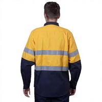 Vêtements de travail haute visibilité pour hommes, uniforme respirant en coton, tissu imperméable et durable, design polyvalent, travaux de construction, usine