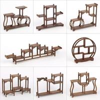 Modèle de décoration miniature en bois de noyer noir simulé pour meuble de bureau, jouet décoratif