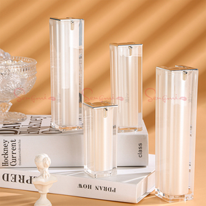 Contenedor cuadrado <span class=keywords><strong>de</strong></span> plástico acrílico para cosméticos, 5g, 10g, 15g, 30g, 50g, envío rápido - Product Image 4