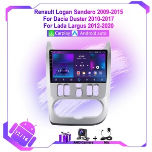 Autoradio Android pour Renault Logan <span class=keywords><strong>Sandero</strong></span> 2009-2015 <span class=keywords><strong>Dacia</strong></span> Duster 2010-2017 Lada Largus Lecteur multimédia Carplay GPS Navi WIFI - Product Image 2