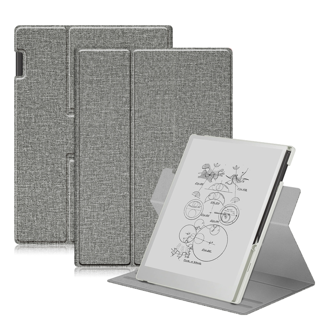 Case for Remarkable Paper Pro Color 11.8 Inch Released 2024,360 Degree Rotation Cover Auto Sleep/Wake  With Pen Holder