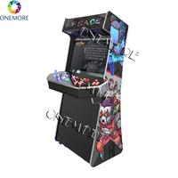 Machine d'arcade verticale mince pour 4 joueurs avec trackball, garantie 1 an, 6000 jeux en anglais