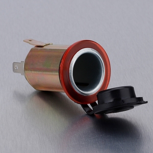 Tiêu chuẩn bìa không thấm nước Ổ cắm điện kim loại điện tử <span class=keywords><strong>DC</strong></span> 12V- 24V Thuốc lá nhẹ hơn cho thiết bị - Product Image 5