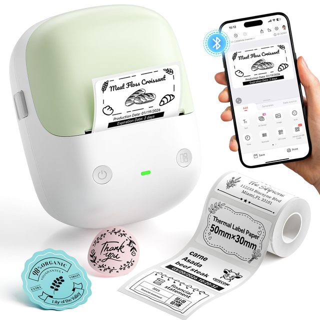 Niimbot B2 Smart Portable Thermal Label Printer Self-Adhesive Sticker Label Maker Machine Homeuse Label Printer