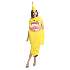 यूनिसेक्स वयस्क और बच्चों के लिए यथार्थवादी बेल डिजाइन के साथ केले की पोशाक-अप आउटडोर - Product Image 3