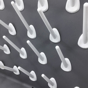 Phòng thí nghiệm khô giá Pegboard băng ghế dự bị-top Wall-Mount nhỏ giọt giá PP nhỏ giọt giá cho phòng thí nghiệm thủy tinh chai Ống nghiệm cốc - Product Image 3
