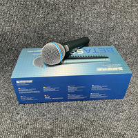 Mikrofon Dinamis Berkabel BETA58A Kardioid untuk Pertunjukan Panggung, Karaoke, Hosting, Siaran Langsung Profesional, Pasokan Lintas Negara