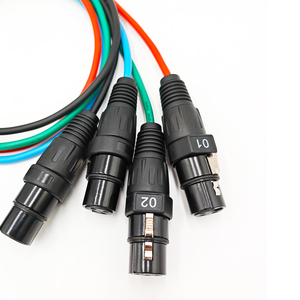 25cm RJ45 4 Kanallı 3 Pinli XLR Altın Kaplama Alüminyum Kılıflı 1080p Ses/DMX Ağ Kablosu Uzatıcısı Sahne Ses ve Işıklandırma Sistemleri için - Product Image 3