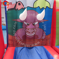 Gratis Pengiriman 4 In 1 Karnaval Permainan Olahraga Tiup Papan Panah Basket Permainan Hoopla untuk Dijual