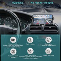 Caméra de recul sans fil WiFi pour iPhone et Android, caméra de vue arrière/avant pour voiture, camion, SUV, pick-up, remorque, fourgon, camping-car