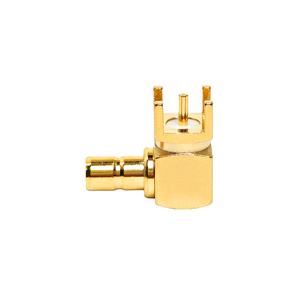 Conector SMB hembra chapado en oro inmersión de 90 grados para PCB | <span class=keywords><strong>METABEE</strong></span> Professional B2B Factory para soluciones de ángulo recto SMB RF PCB - Product Image 1
